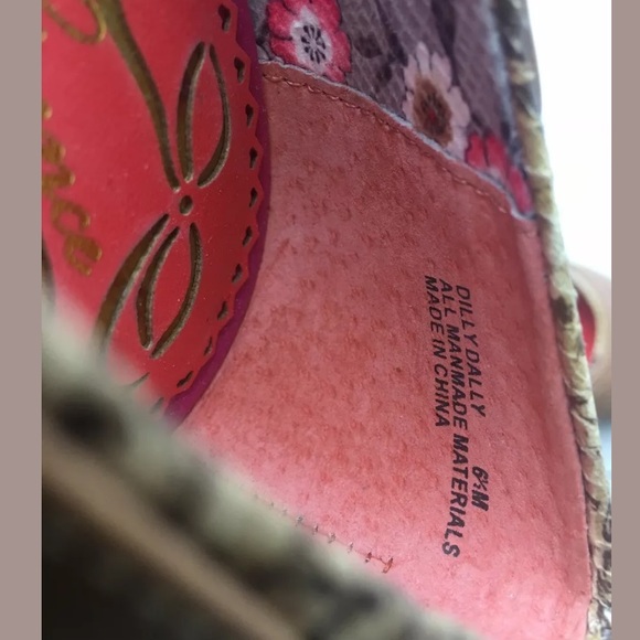 Poetic Licence Tan Pink Laser Cut Heels - Picture 7 of 8